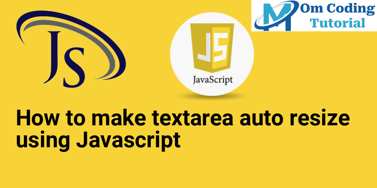 How to make textarea auto resize using Javascript